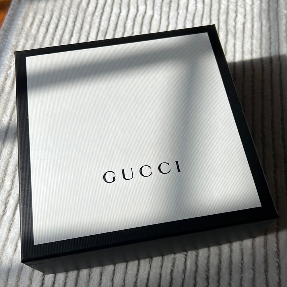 Gucci empty box 7.5 x 7.5 inches